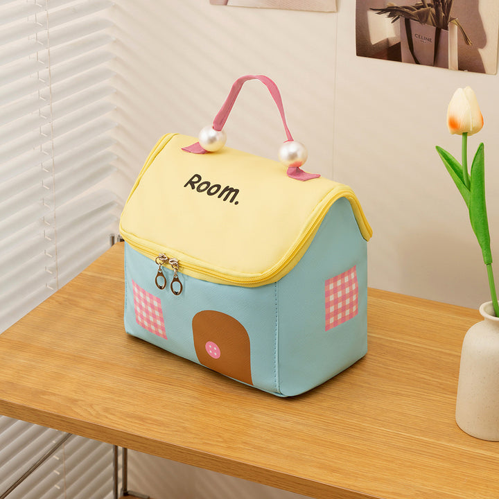Cute House-Shaped Storage Bag Bowlift