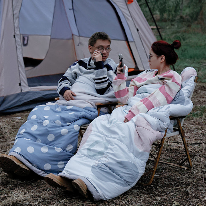 High-quality and warm sleeping bag with headrest Bowlift