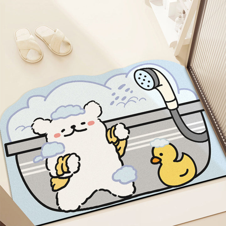 Cartoon Bath Mat Bowlift
