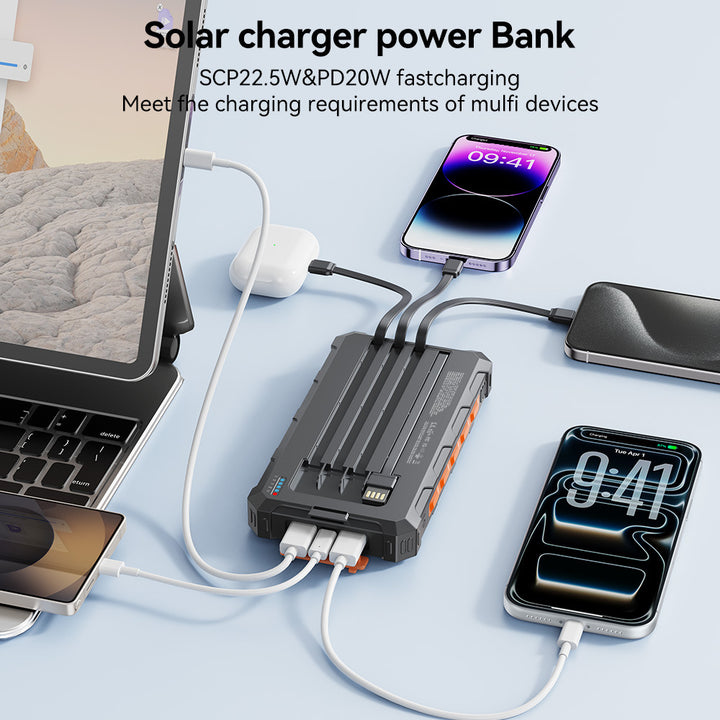 Solar Powerbank with Fast Charging Function Bowlift