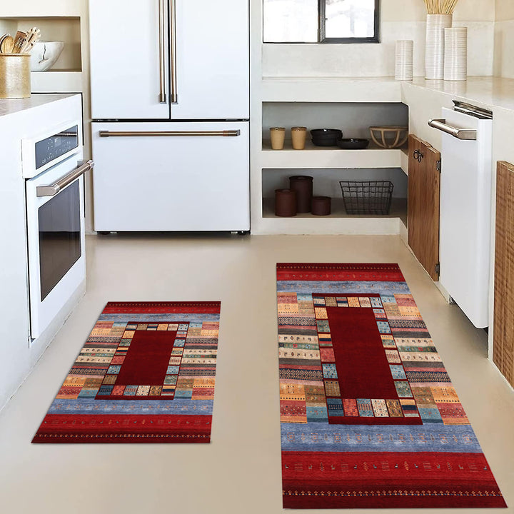 Vintage-Inspired Kitchen Mat Set Bowlift
