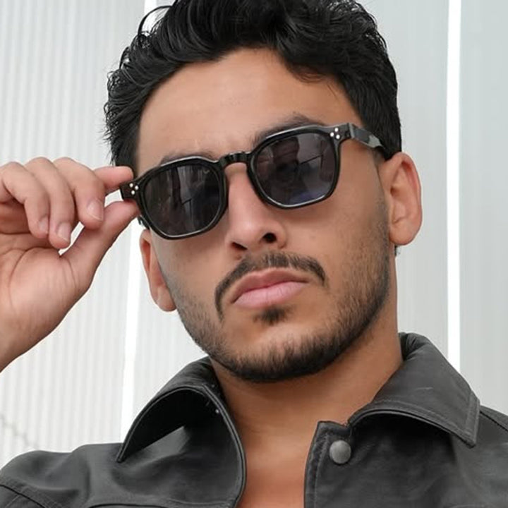 Ladies fashionable sunglasses in trendy hexagon design Bowlift