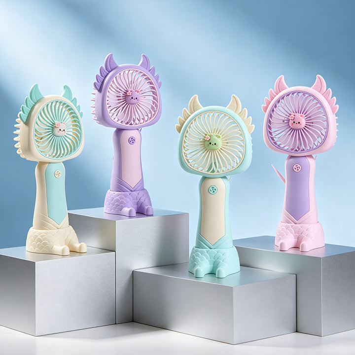 Portable Hand Fan in Creative Panda Design Bowlift