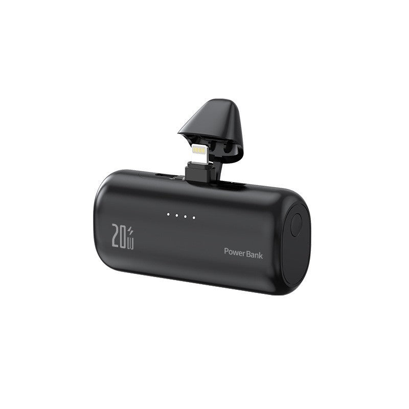 Portable power bank with integrated Lightning connector and fast charging function Bowlift