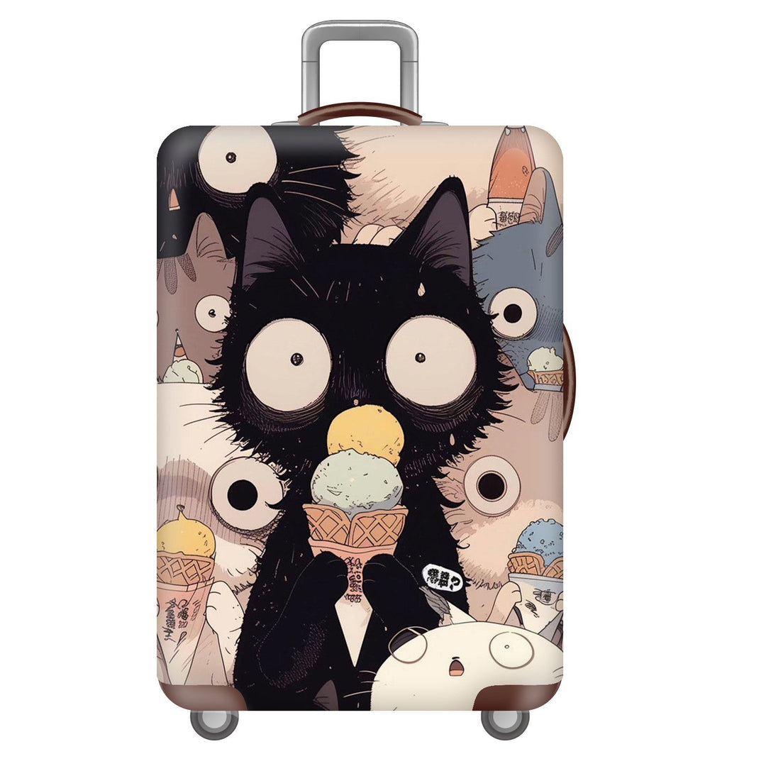 Unisex Hard Shell Suitcase with Inspiring Cityscape Bowlift