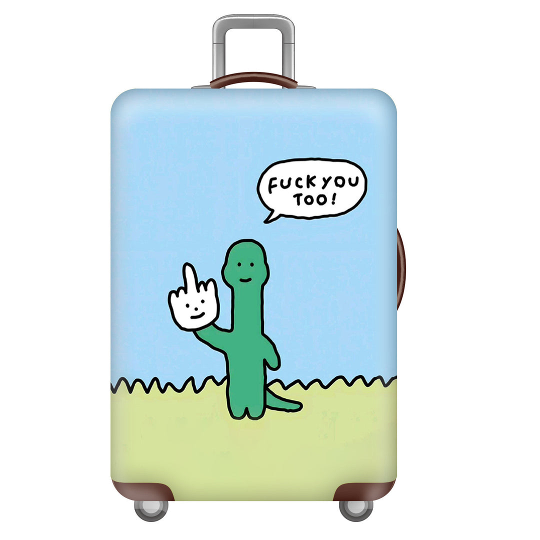 Women’s Hardshell Luggage with Creative Cartoon Design Bowlift
