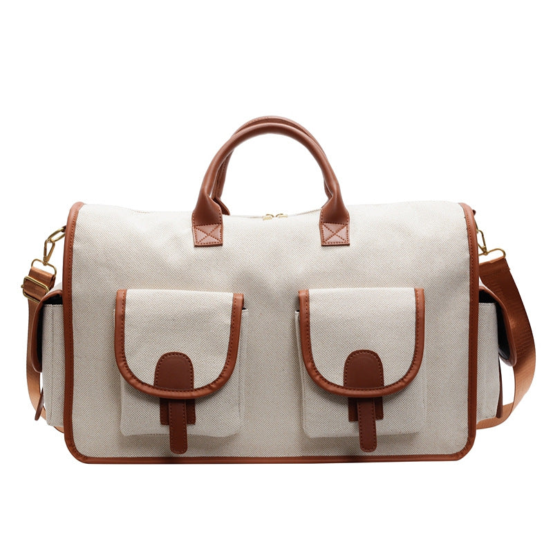 Elegant Leisure Duffel Bag with Multiple Compartments Bowlift