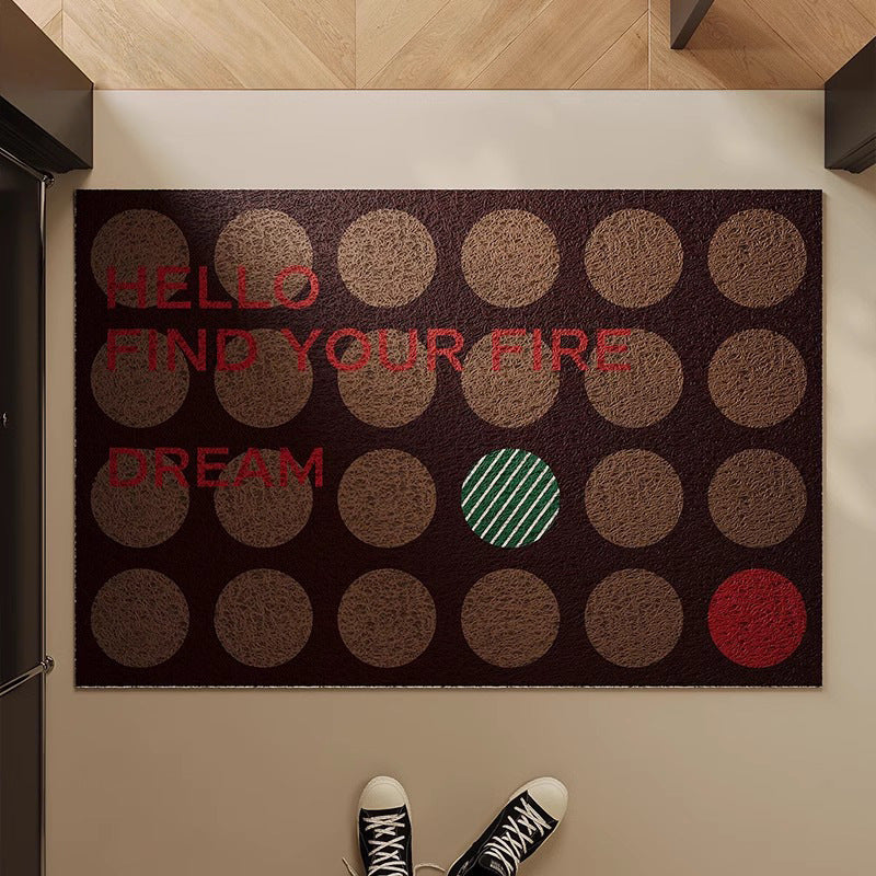 Welcome Message Indoor Doormat Bowlift