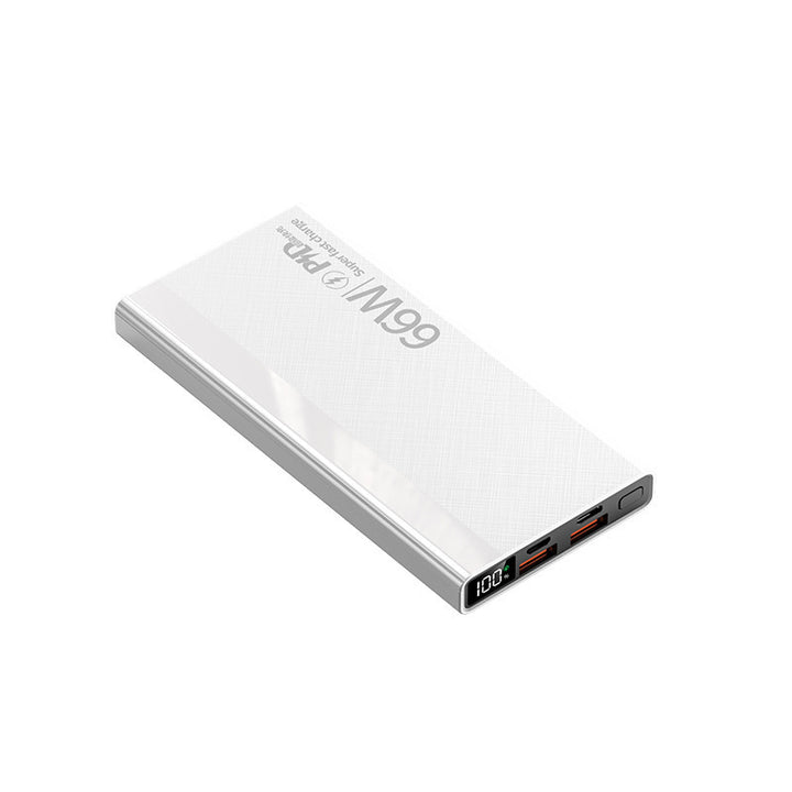 Portable Multi-Slot Power Bank with Digital Charging Status Indicator Bowlift