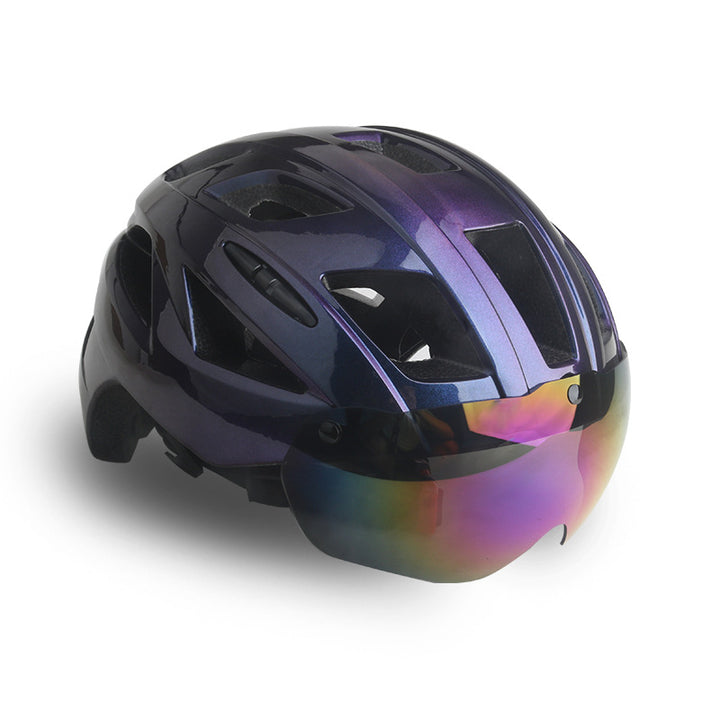WoAerodynamic Cycling Helmet with Visor Bowlift