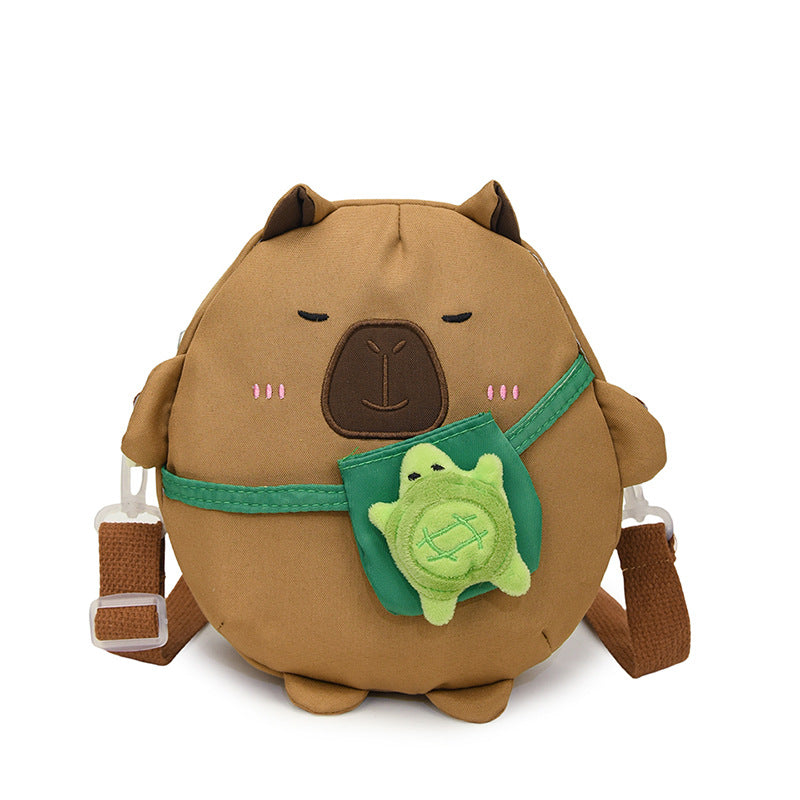 Plush Shoulder Bag in Animal Design Bowlift