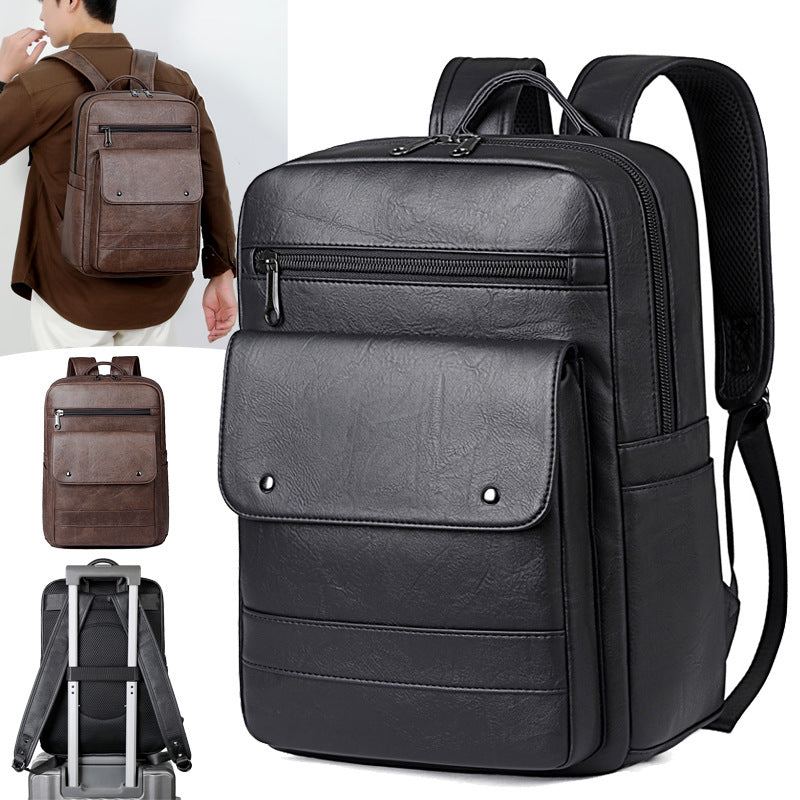 Vintage Leather Backpack Bowlift