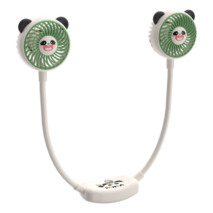 Women's Portable Neck Fan in Panda Design Bowlift