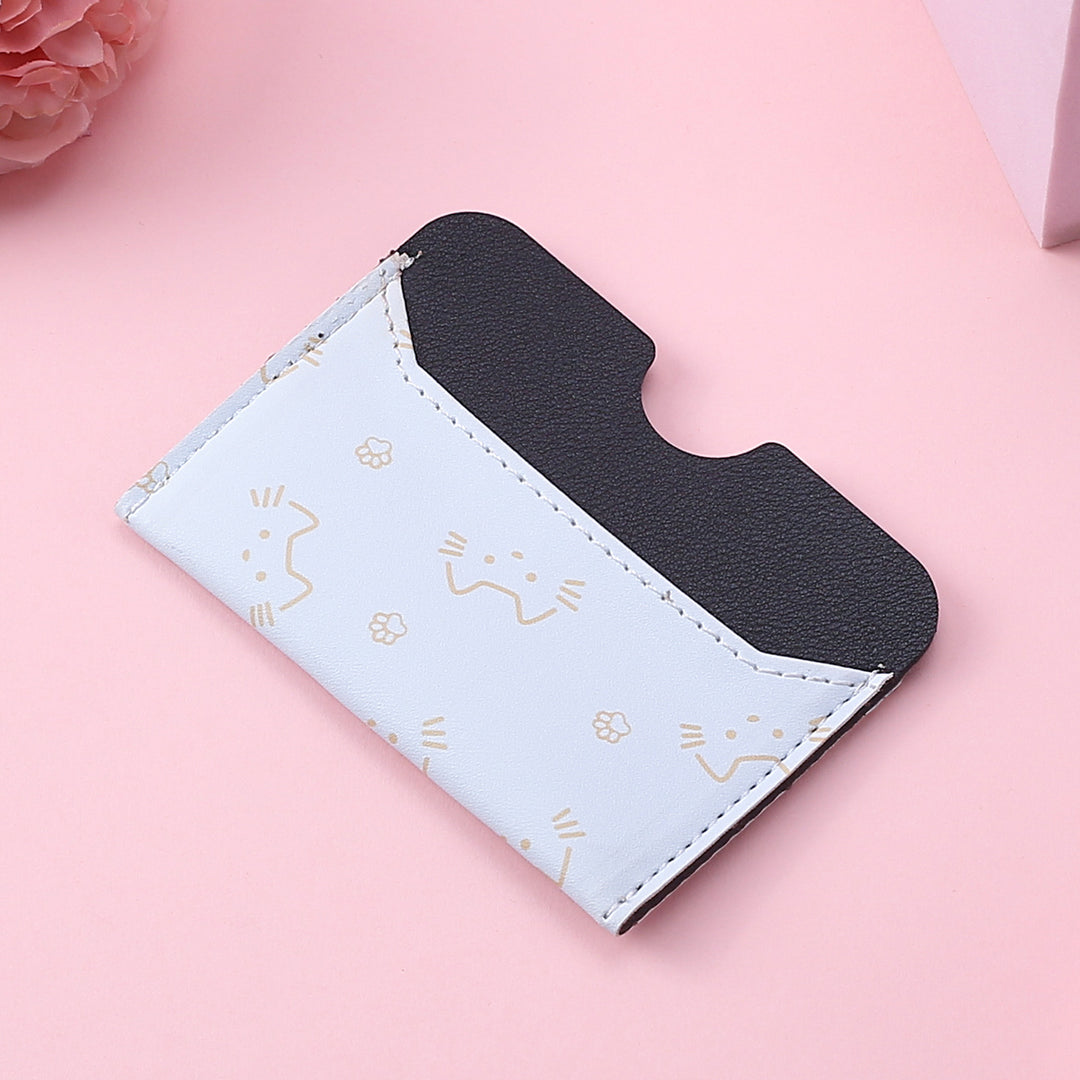 Cute Cat-Themed Card Wallet