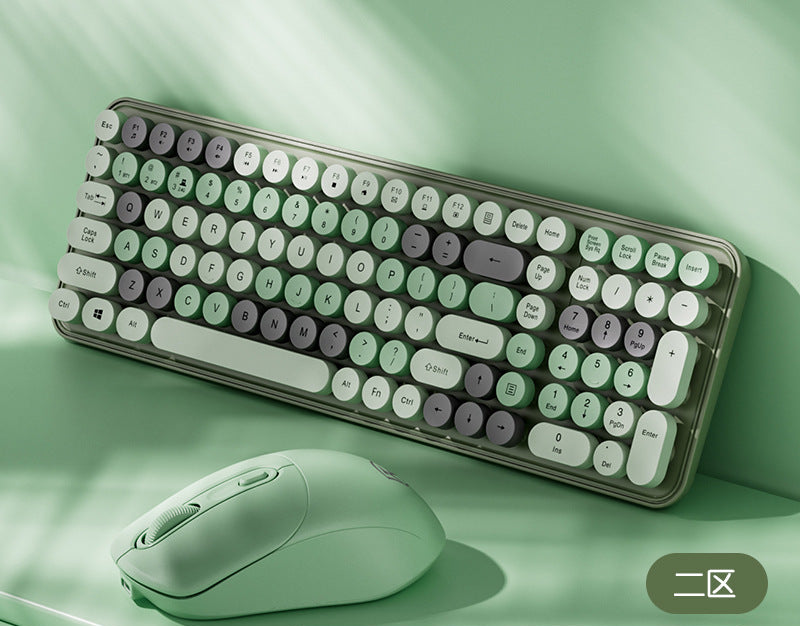 Wireless Retro Keyboard Bowlift