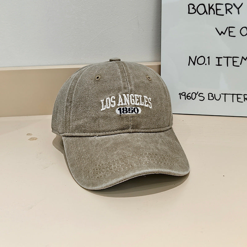 Women's Vintage-Inspired Fabric Baseball Cap Bowlift