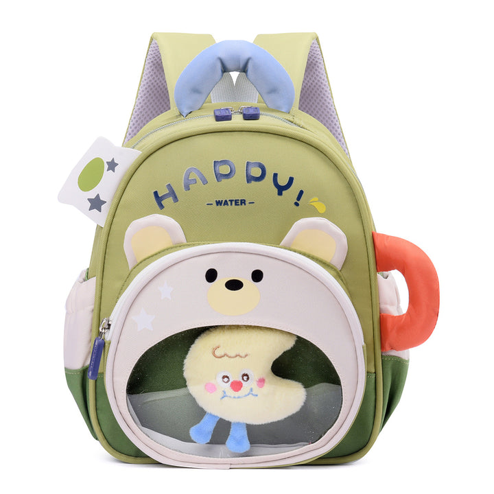 Cute Bear-Themed Backpack Bowlift