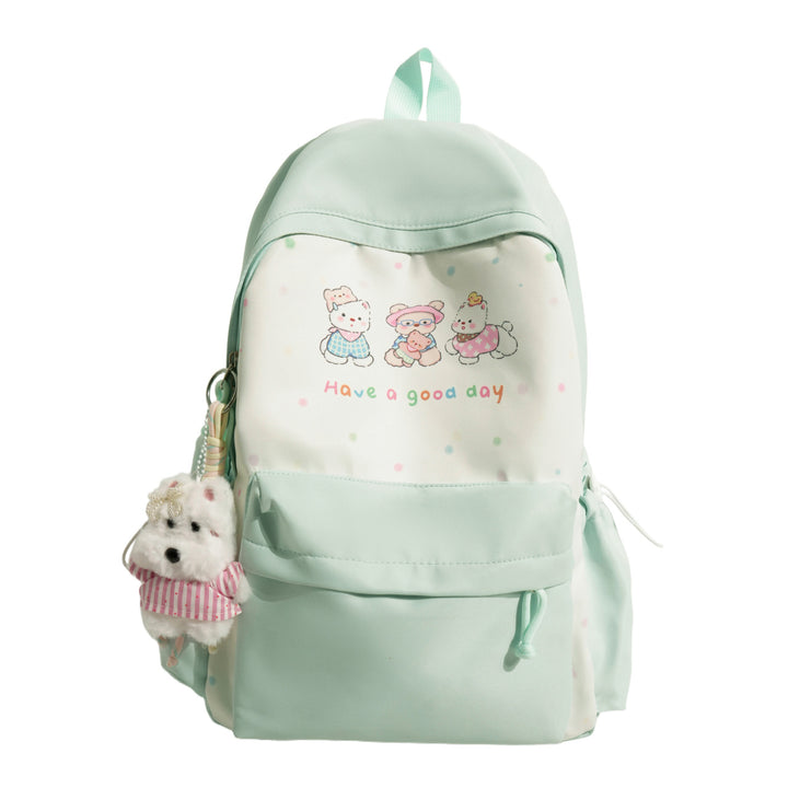 Backpack with Playful Animal Motif and Charming Details Bowlift