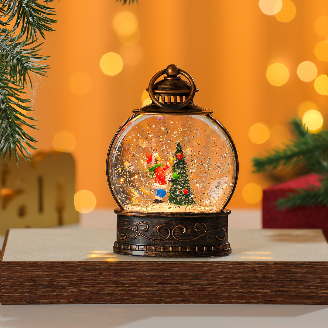 Decorative Snow Globe Lantern Bowlift