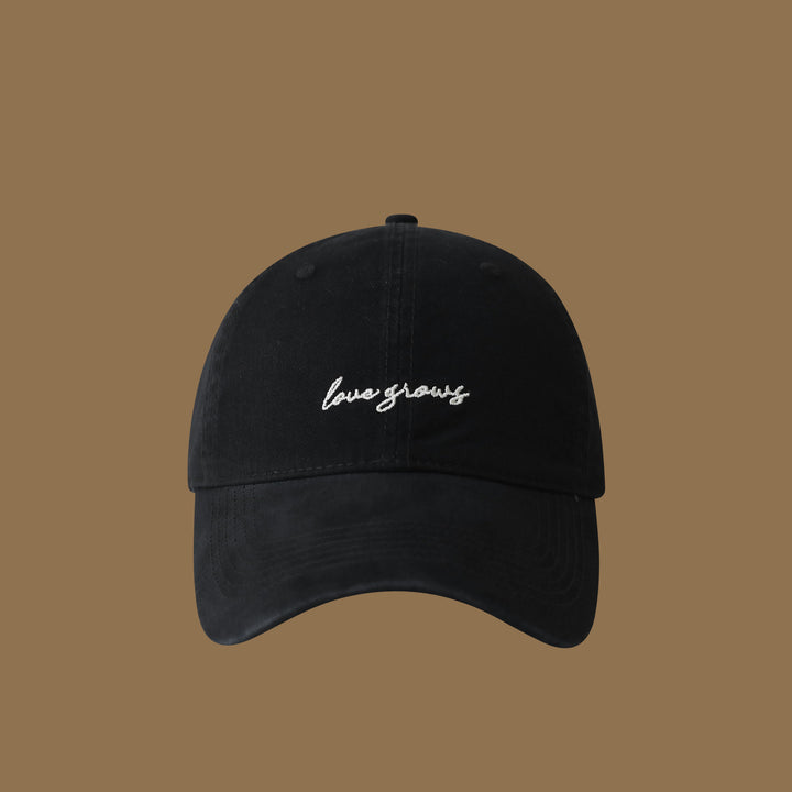 Women's Casual Adjustable Cap with Inspirational Quote Bowlift