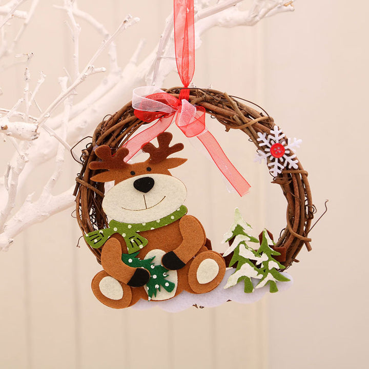 Felt Snowman Christmas Wreath Bowlift
