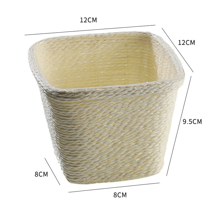 Natural Fiber Decorative Storage Container Bowlift