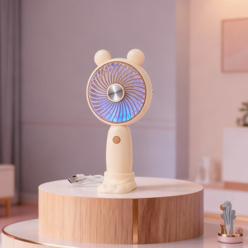 Ladies USB table fan in cute bear design Bowlift