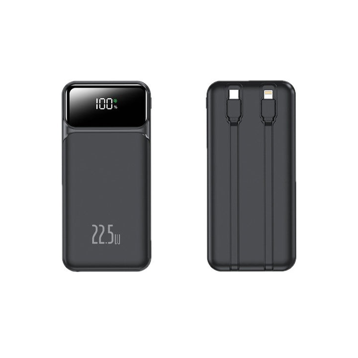 Portable power bank with intelligent USB charging port and digital display Bowlift