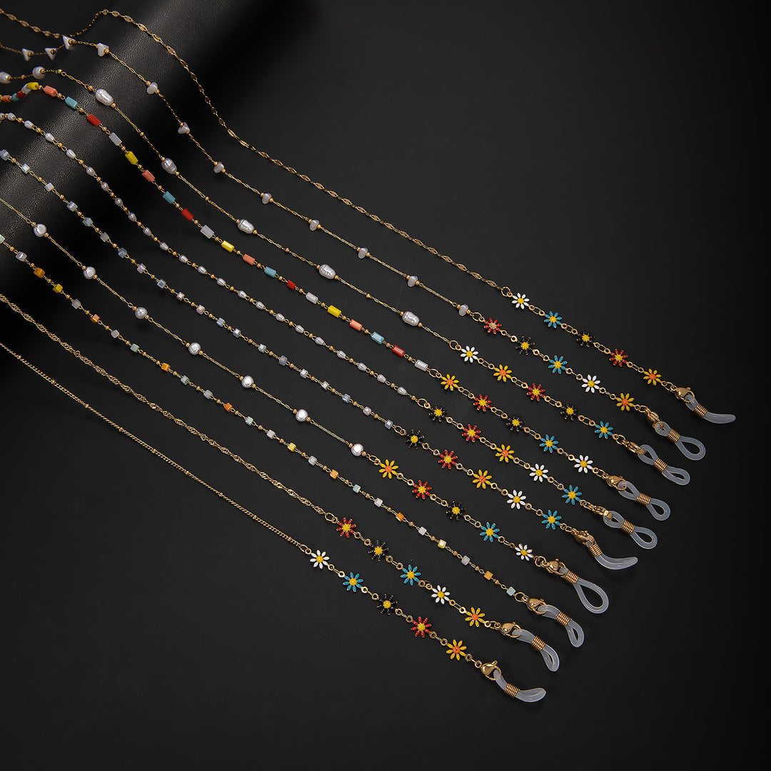 Decorative Beaded Eyewear Chain Bowlift