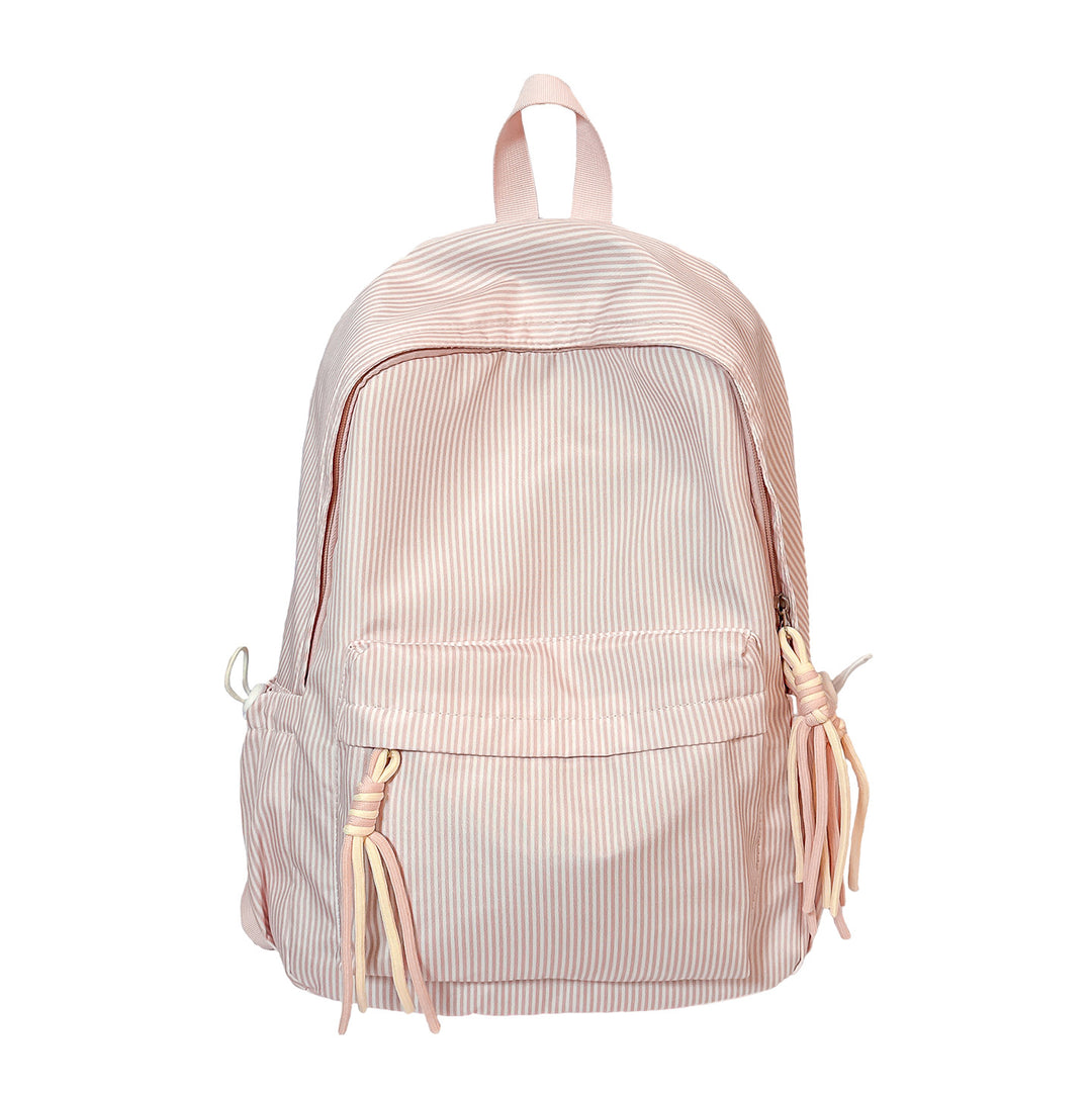 Lightweight Striped Backpack Bowlift