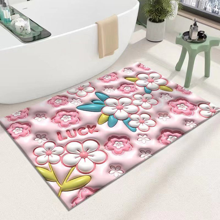 Cute Cartoon Cat Shape Bath Mat Bowlift