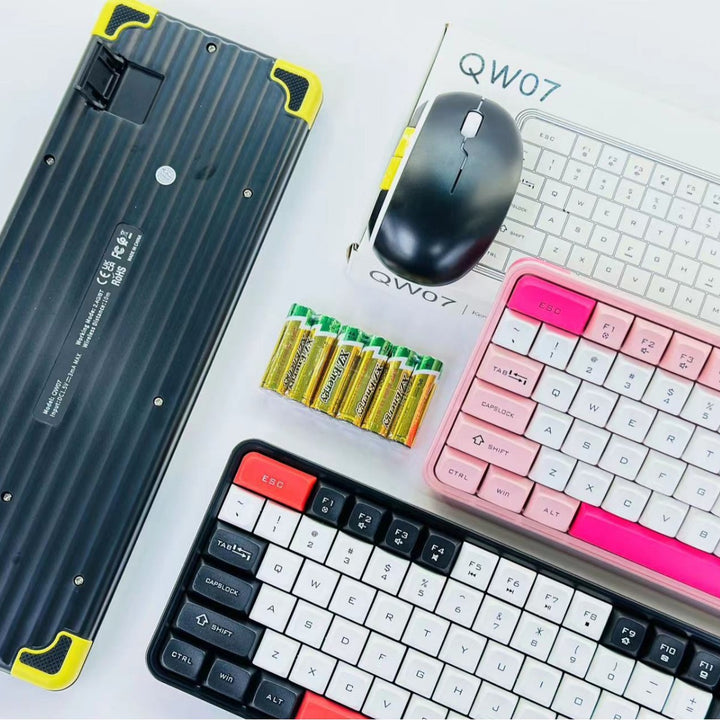 Wireless Compact Gaming Keyboard and Mouse Set Bowlift