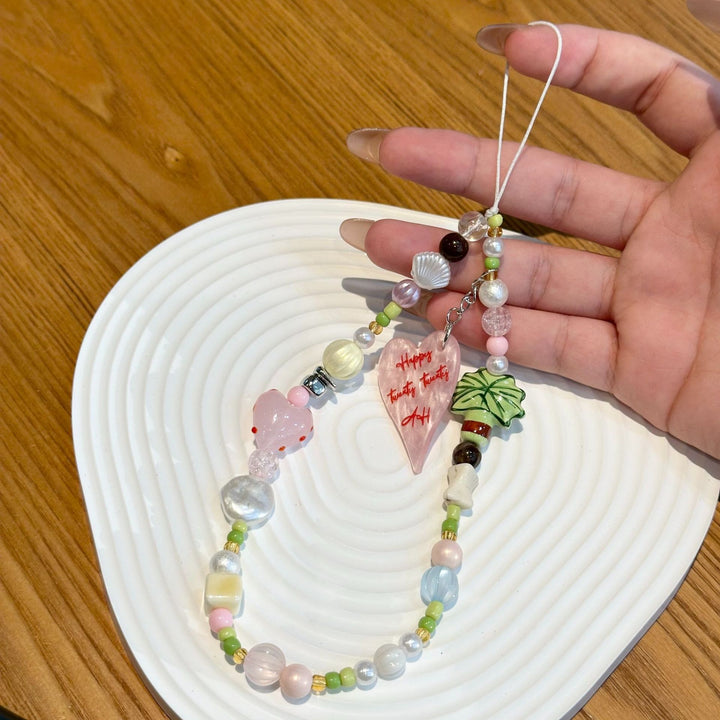 Creative Beaded Phone Charm Bowlift