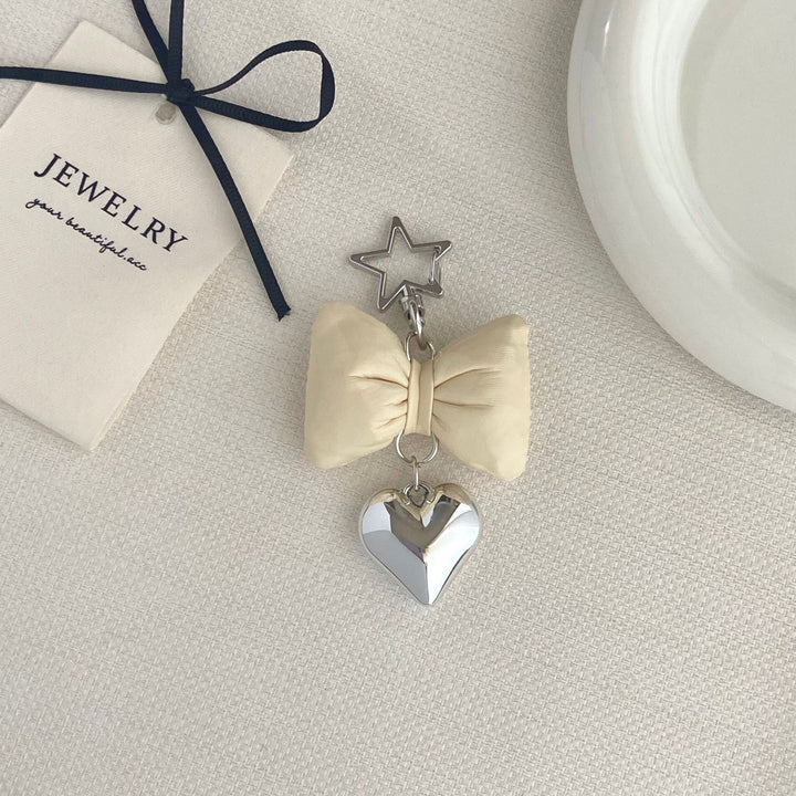Bow-Shaped Charm Keychain Bowlift