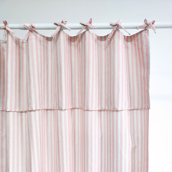 Elegant Striped Shower Curtain Bowlift