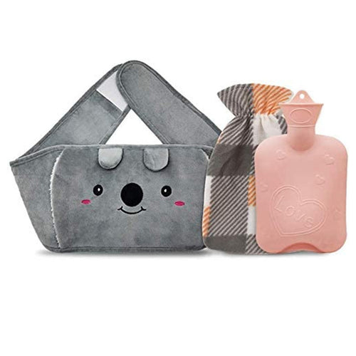 Cute Plush Hot Water Bottle Set Bowlift