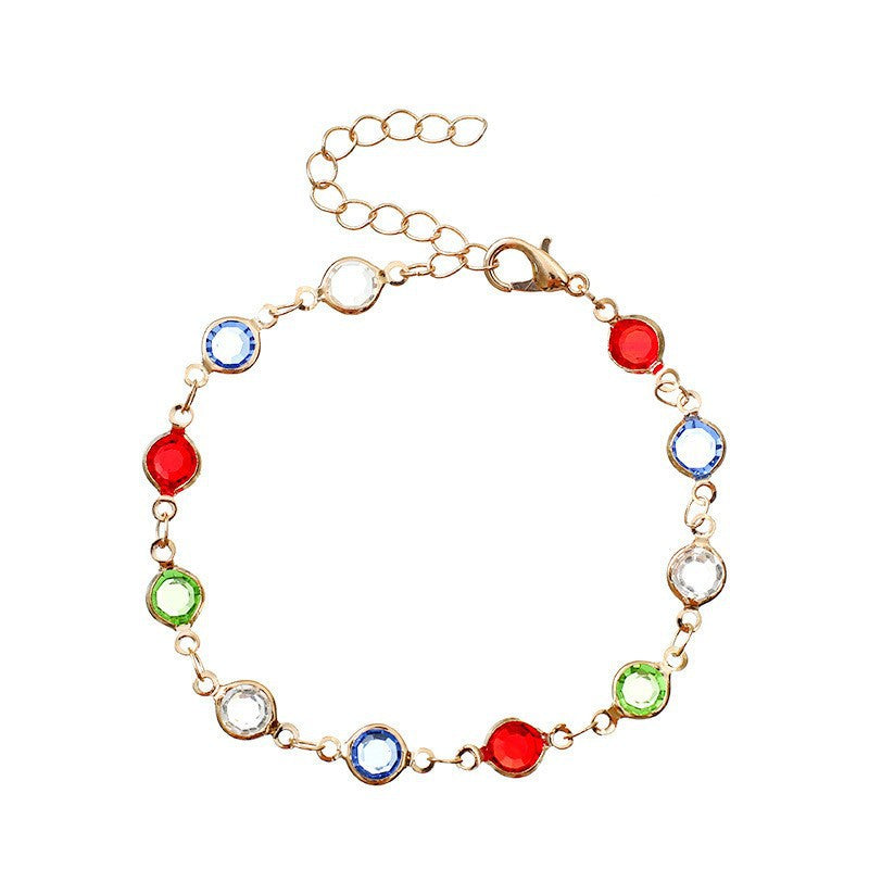 Butterfly and Daisy Charm Anklet Bowlift