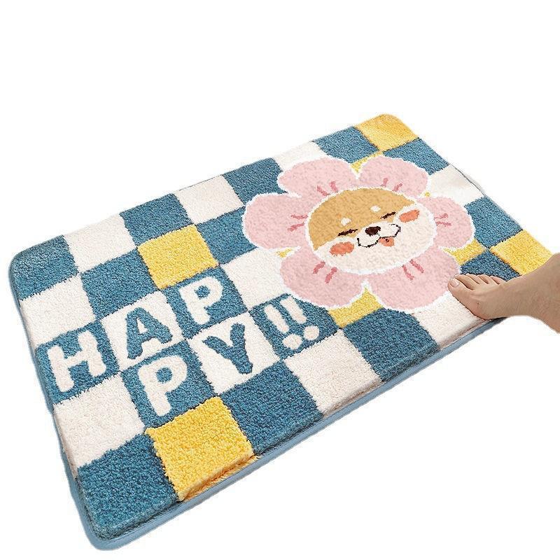 Playful Penguin-Themed Bath Mat Bowlift