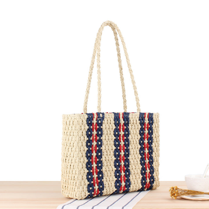 Beach bag in elegant woven style Bowlift