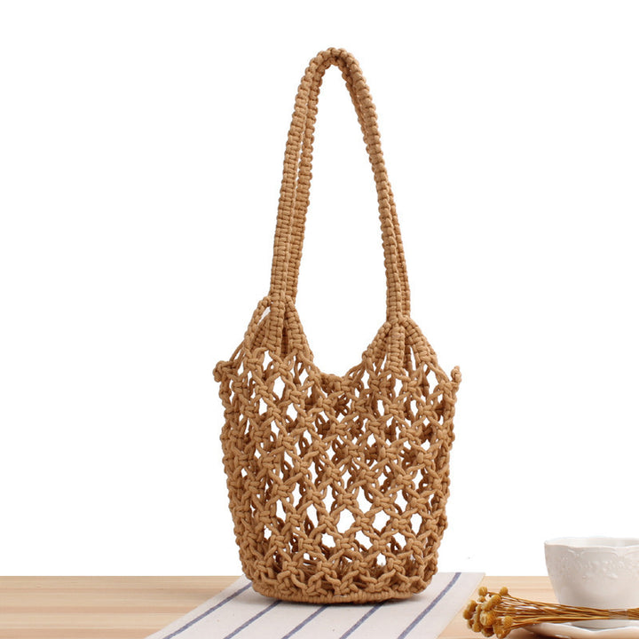 Trendy Macrame Beach Bag Bowlift