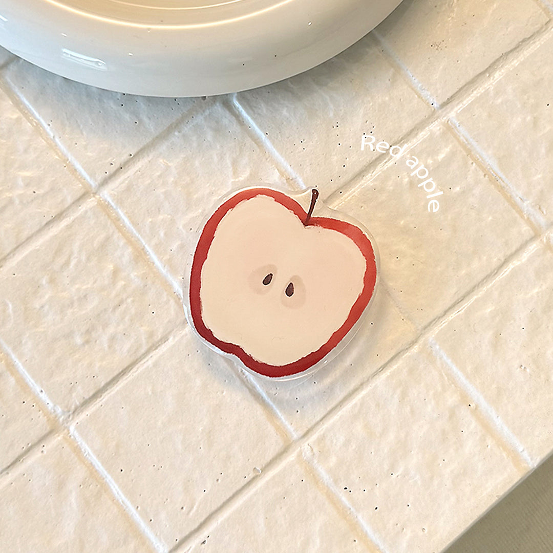 Apple motif coasters Bowlift