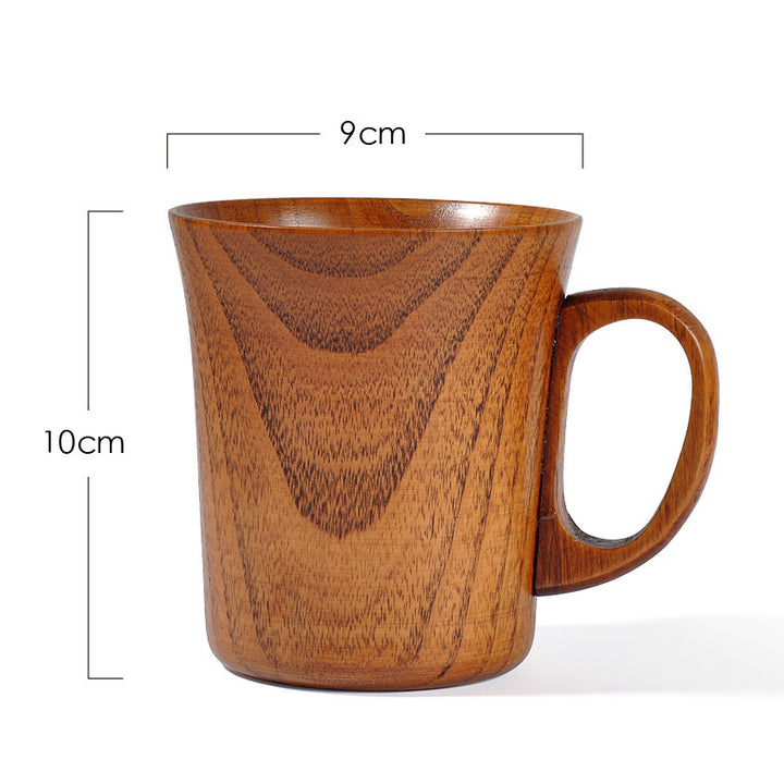 Wooden cup with spoon Bowlift