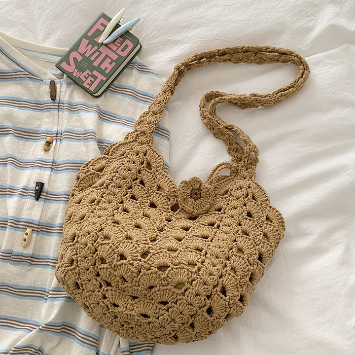 Handmade Macrame Shoulder Bag Bowlift