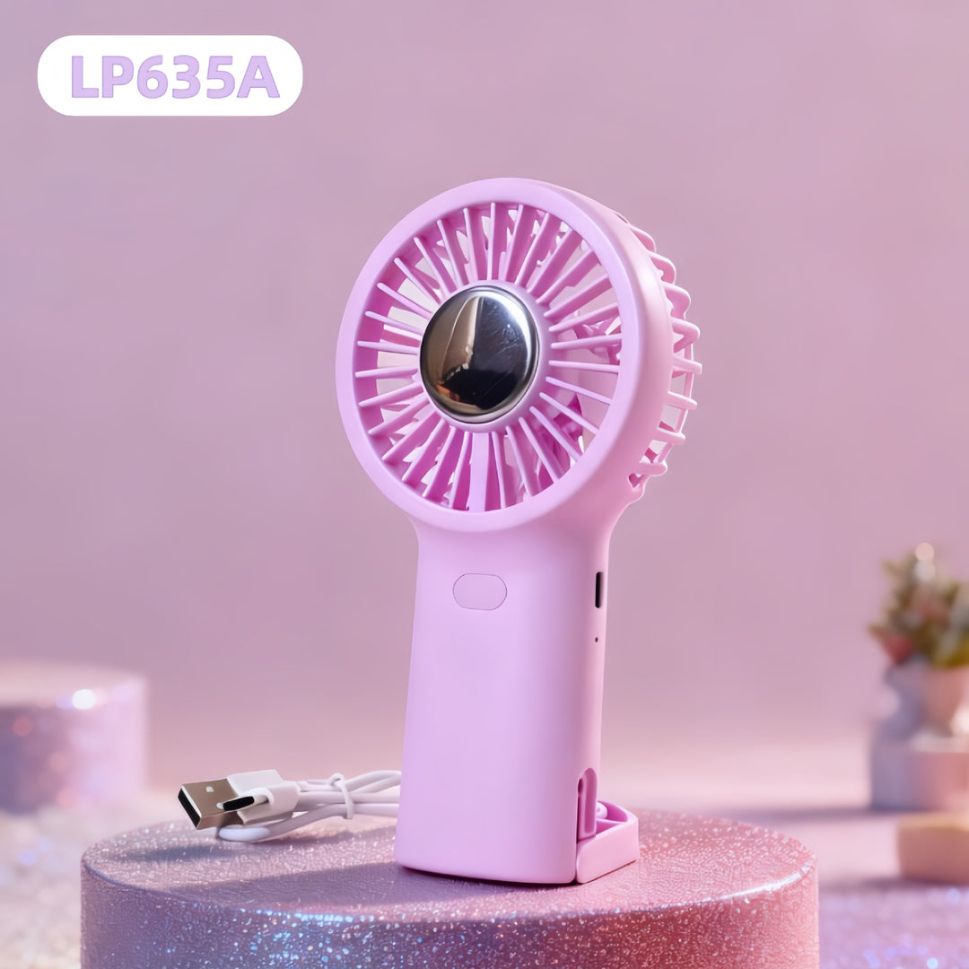Portable Mini Fan with USB Connection and Adjustable Speed Bowlift