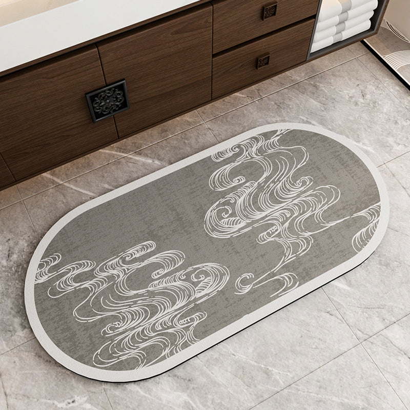 Decorative Bathroom Runner Mat Bowlift