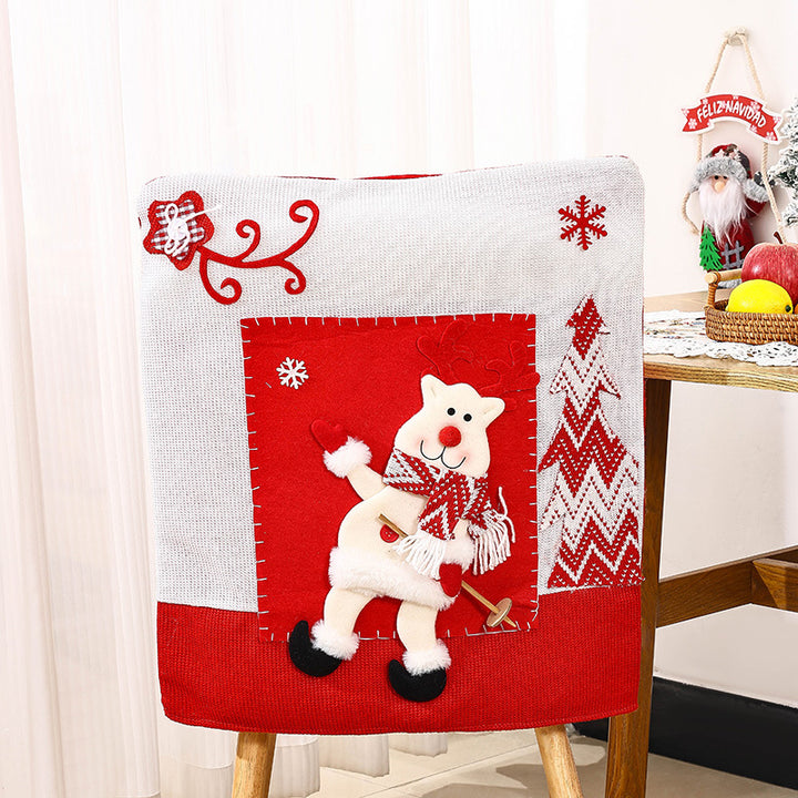 Festive chair covers with Christmas motif Bowlift