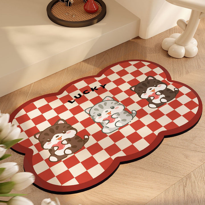 Cute Cartoon Animal Bath Mat Bowlift