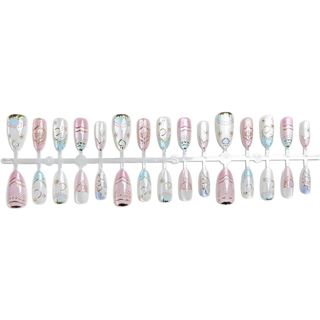 Elegant Decorative Press-On Nails Set