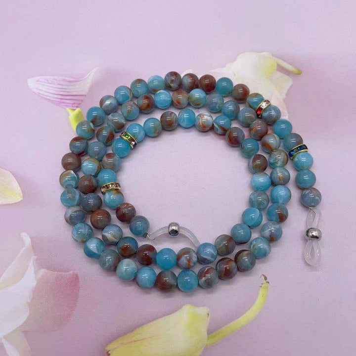 Multi-Strand Beaded Eyewear Chain Bowlift