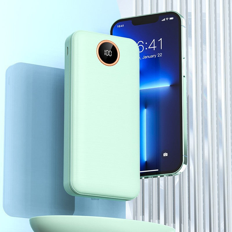Portable power bank with intelligent fast charging and digital display Bowlift
